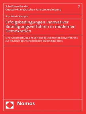 cover image of Erfolgsbedingungen innovativer Beteiligungsverfahren in modernen Demokratien